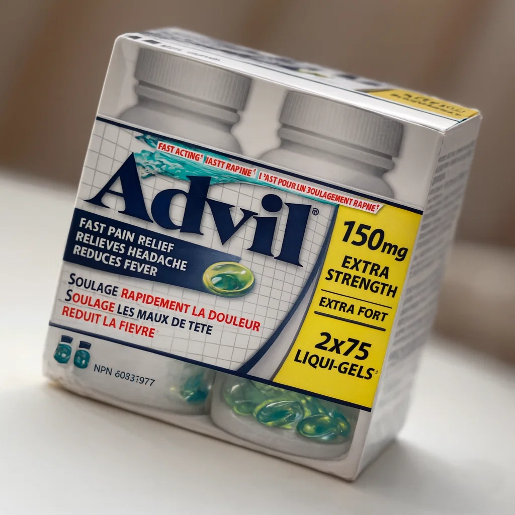 کپسول مایع ادویل 150 میلی‌گرم (Advil Extra Strength Liqui-Gels)