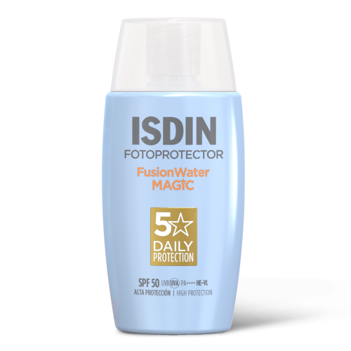 ضد آفتاب ایزدین مدل فیوژن واتر مجیک SPF50 (بی‌رنگ) - حجم ۵۰ میلی‌لیتر