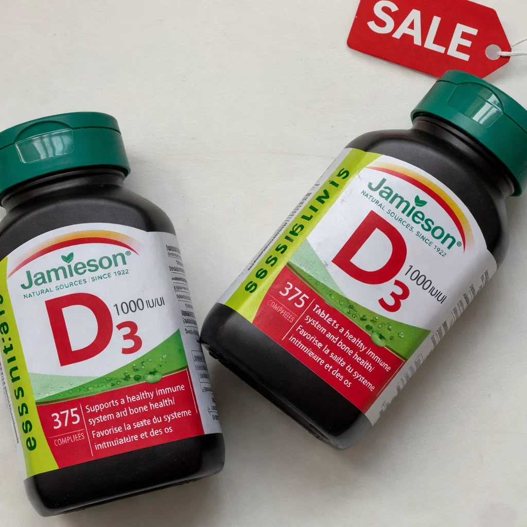 قرص ویتامین D3 جیمیسون 1000 واحد (بسته 375 عددی)