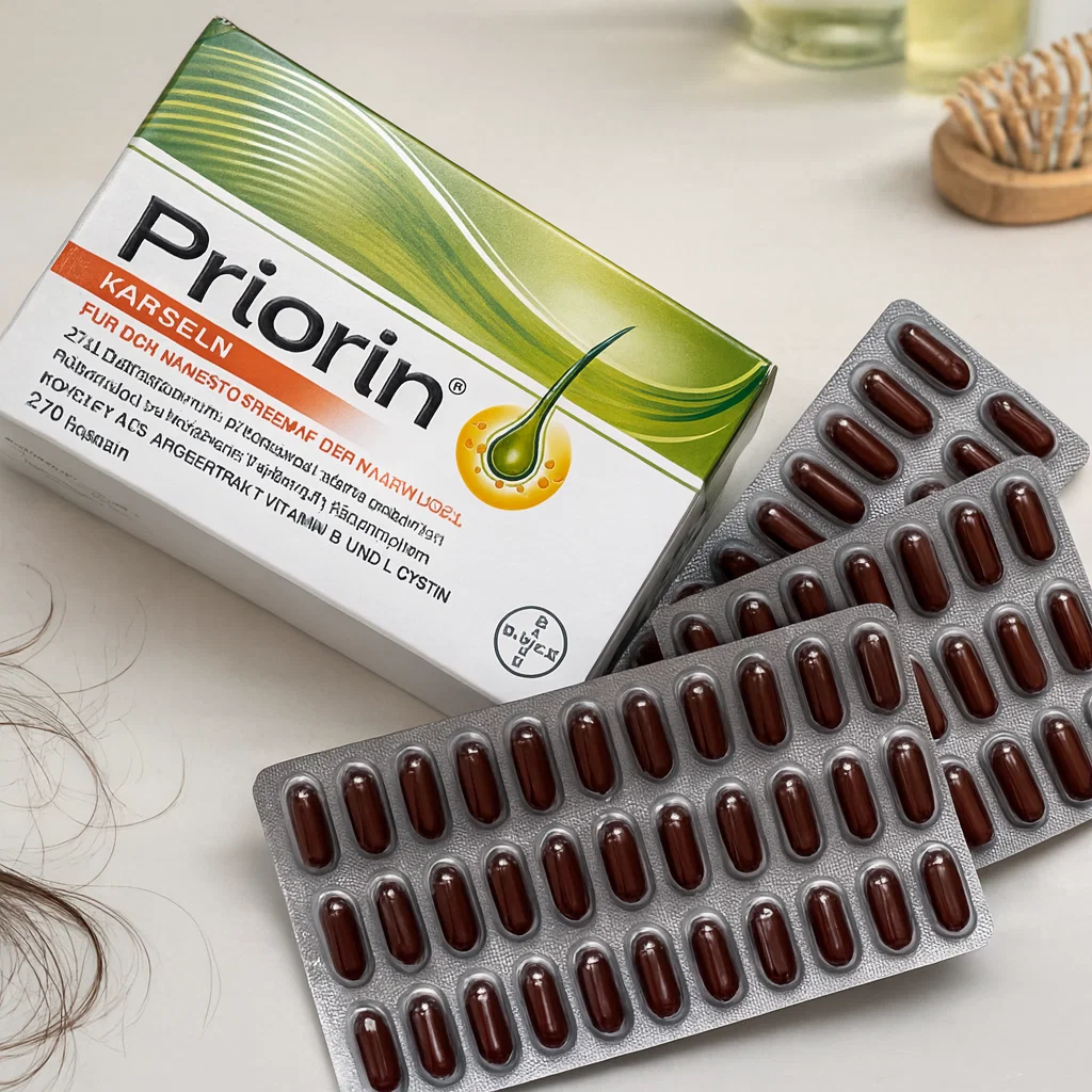 کپسول مکمل تقویت و رشد مو پریورین (Priorin Kapseln) (ورق 30 تایی)